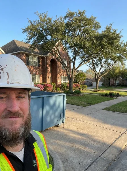 Roll-off dumpster rental in Pearland, TX — residential delivery